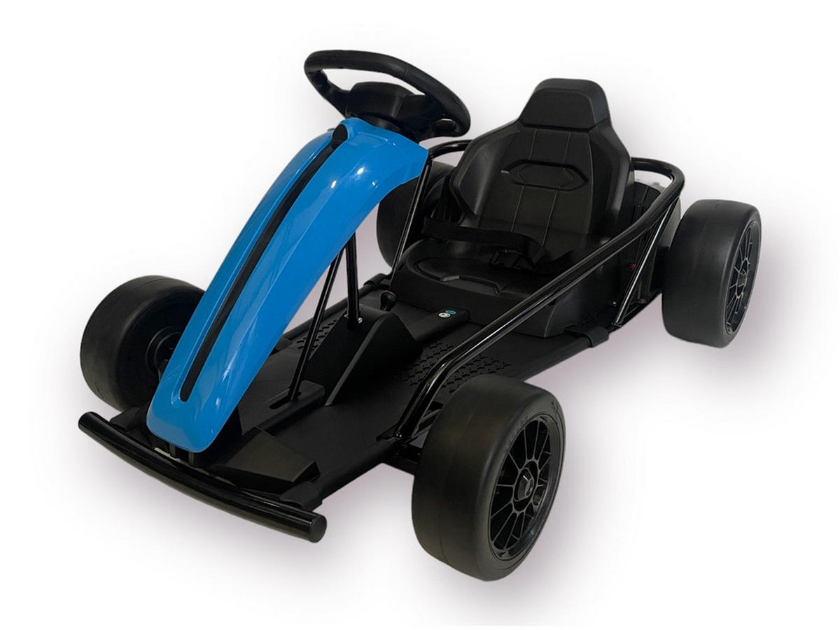 KINDER ELEKTROQUAD Go-Kart blau - Blau, Kunststoff (110/77/54cm) - TPFLiving