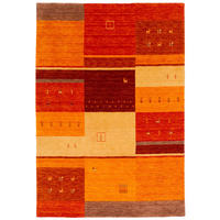 NATUR WOLLE TEPPICH GABBEH ESTA - Orange, Textil (70/300cm) - Pergamon