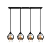 PENDELLEUCHTE Marson 86/5/175 cm - Schwarz, Metall (5/86/175cm) - Nettlife