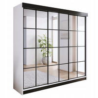 SCHIEBETÜRENSCHRANK ARI 3 mit Spiegel 250 - Weiß - Weiß, Holzwerkstoff (250/200/62cm) - Kier Furniture