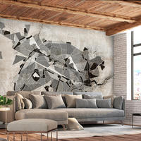 VLIESTAPETE Beige 100/70 cm - Beige/Grau, Textil (100/1cm) - KUNSTLOFT