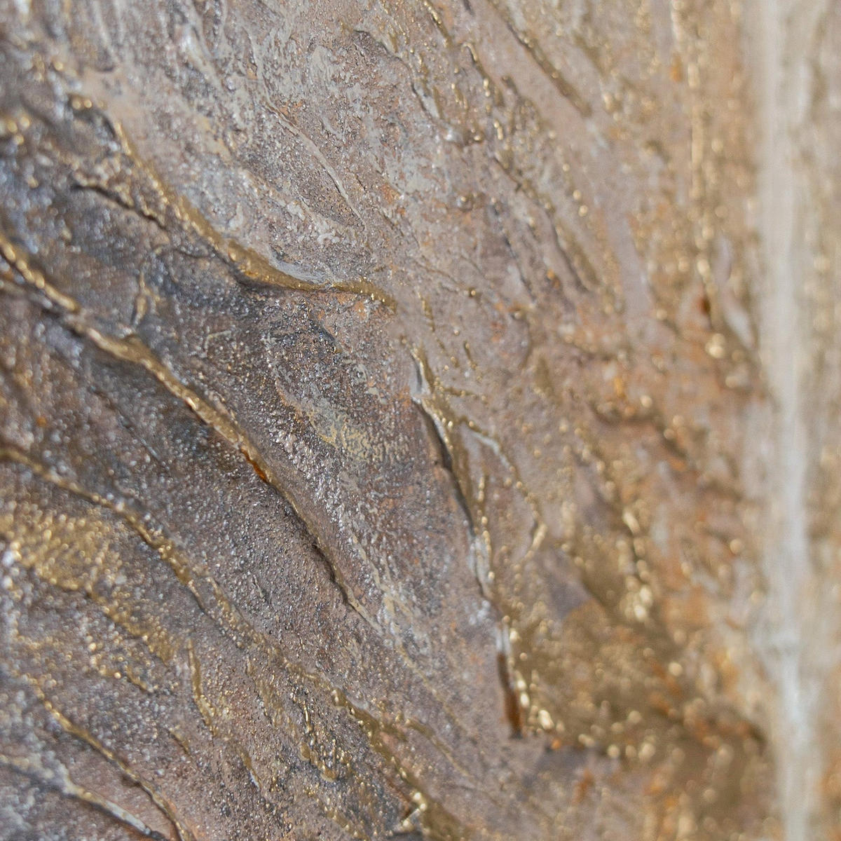 GEMÄLDE Energiestrahl Schattenfugenrahmen Grau 70x50 cm - Grau, Holz (70/50cm) - YS-art gallery