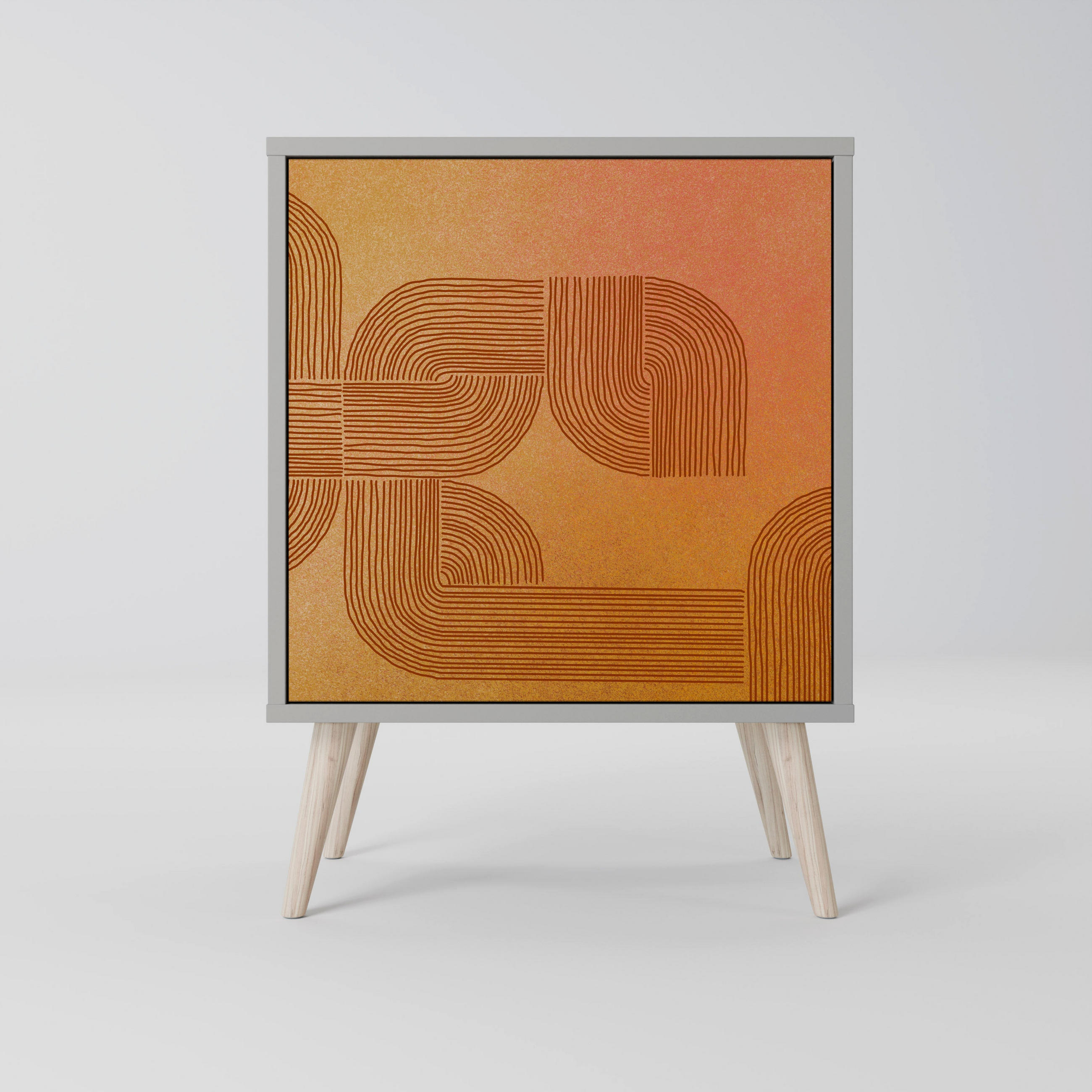 SpaceRebels Sideboard Grau 57.5x77.5x42 cm