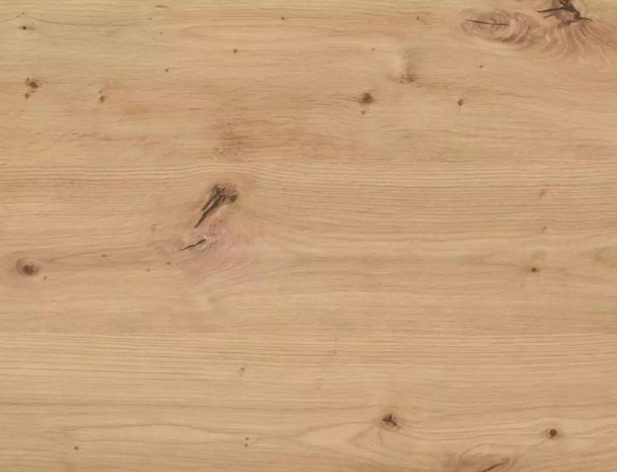 ESSTISCH Gaston Eiche Artisan / Schwarz 100-135 / 100 / 75cm - Schwarz/Eiche Artisan, Holz/Holzwerkstoff (100/100/75cm) - Feldmann-Wohnen