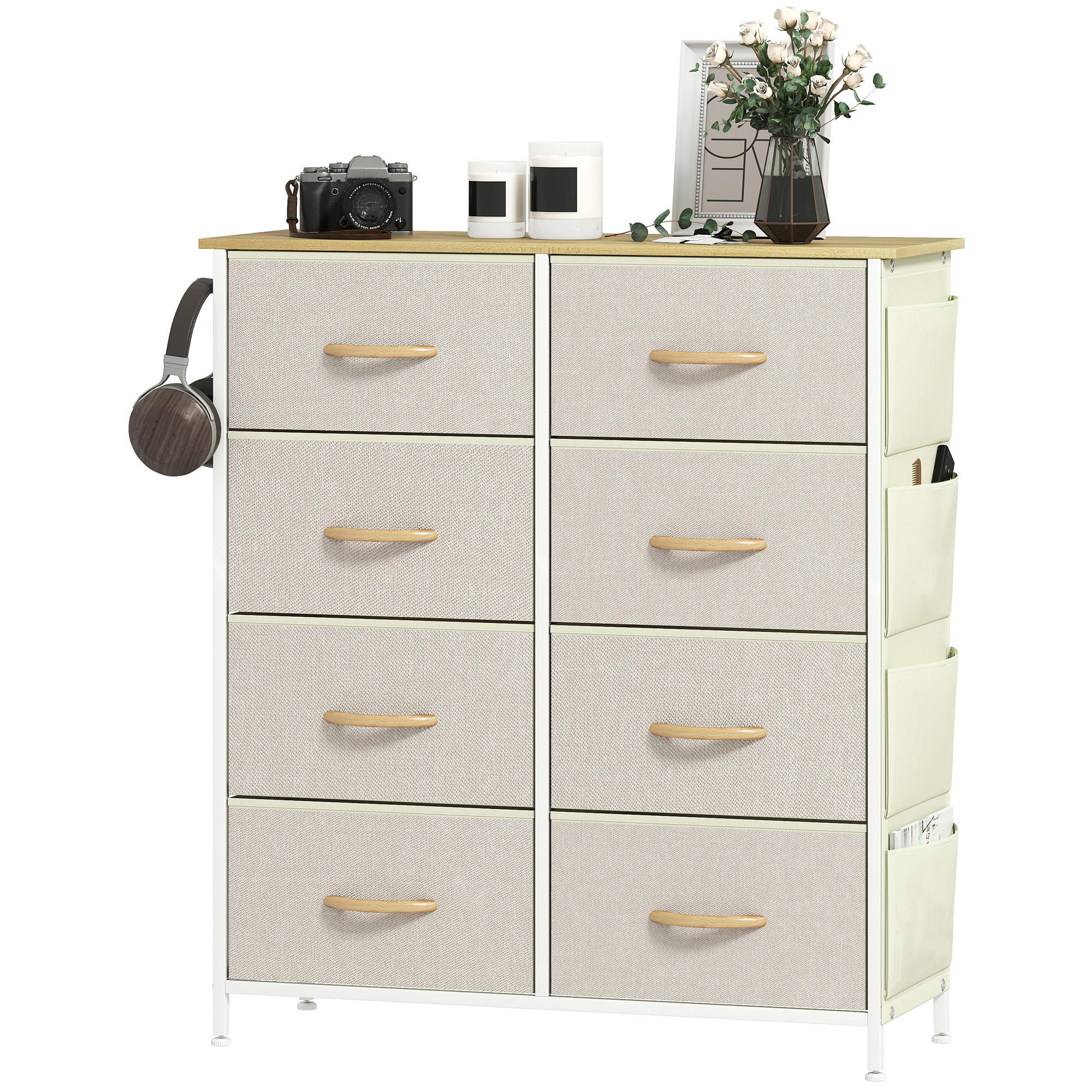 ComfortXL Kommode Beige 86x94.5x30 cm