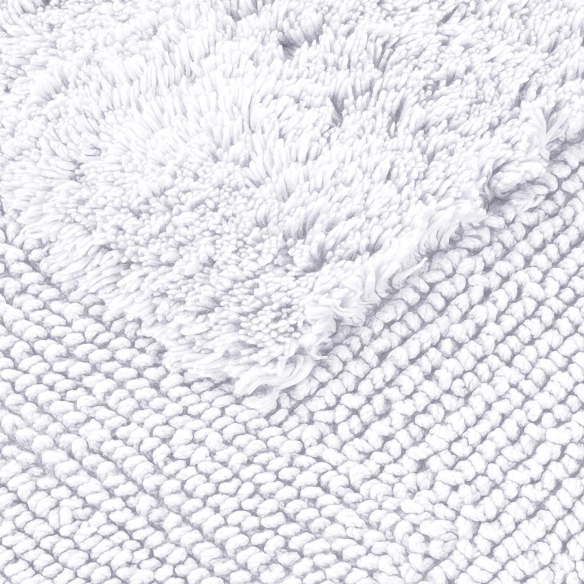 BADEMATTE DOUBLEFACE - Weiß, Textil (60/100cm) - MÖVE