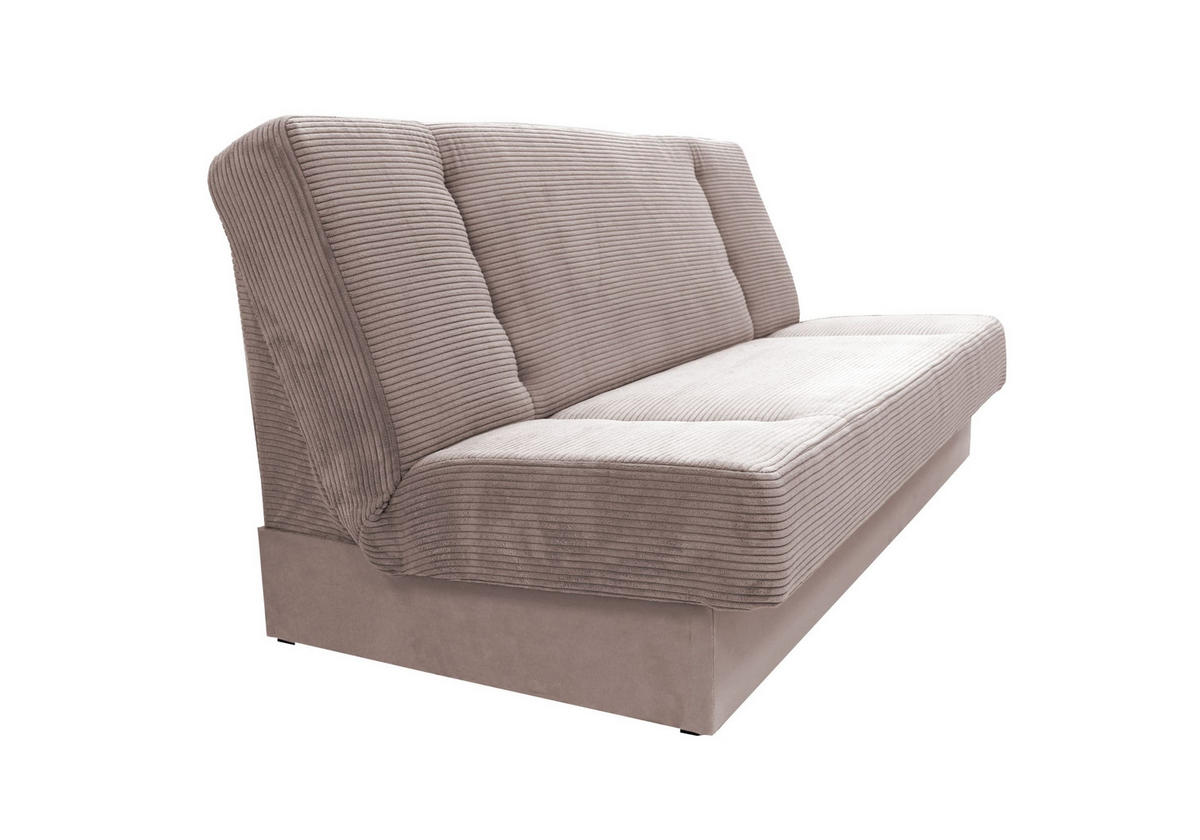 SCHLAFSOFA - Cyprus new - (Schwarz) - Schwarz, Holz (192/85/92cm) - Möblo