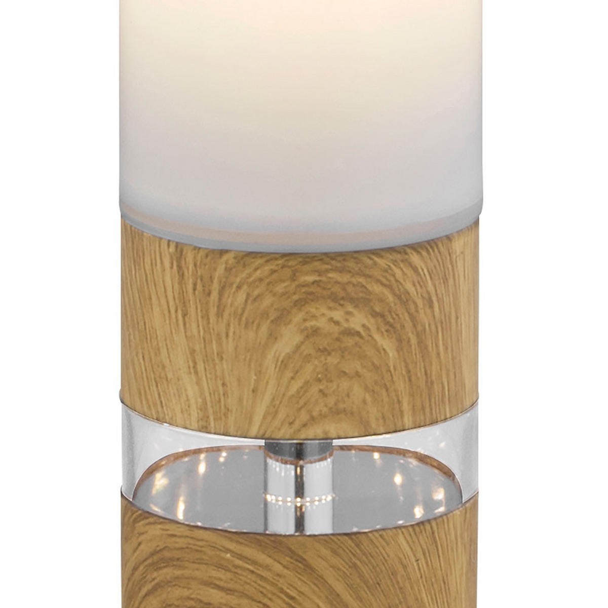 LED AUSSENLEUCHTE Edelstahl Braun - Braun, Metall (11.7/11.7/50cm)