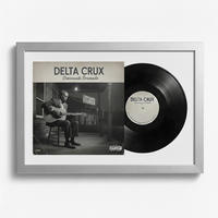 SCHALLPLATTEN BILDERRAHMEN 40/60 2er Set - Silberfarben, Holz (60/40cm) - K-Möbel