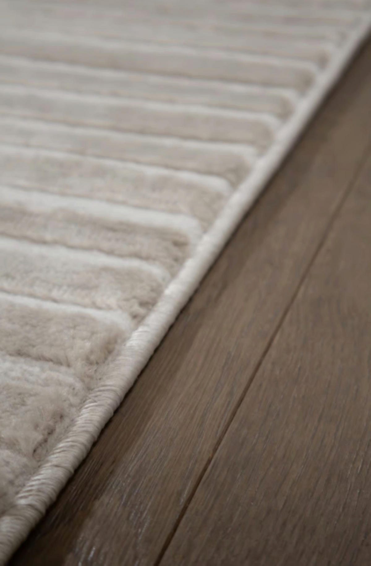 TEPPICH modern Flachgewebe CHIKA Beige 120 x 170 cm - Beige, Textil (120/170cm) - Novatrend