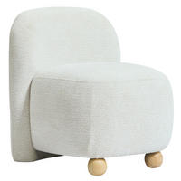 SESSEL Holz Beige - Rot, Holz (57/62/61cm) - Nordlys