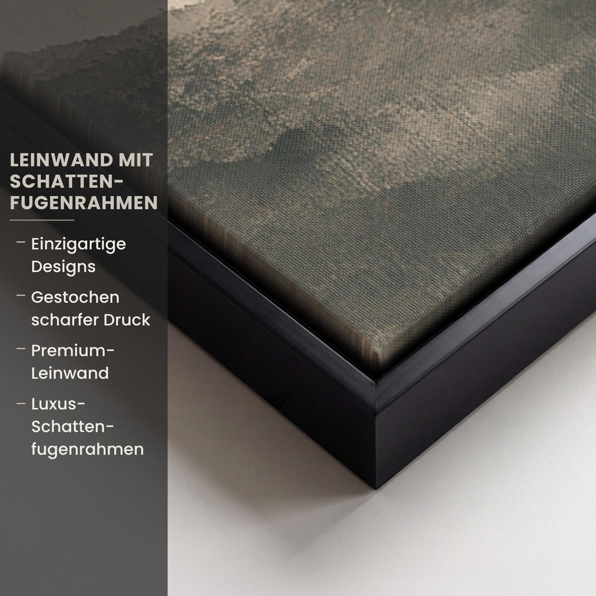 LEINWAND Bilder mit Rahmen - Landschaft - Japandi - Vogel - 60x90 - Beige, Textil (60/90cm) - MuchoWow