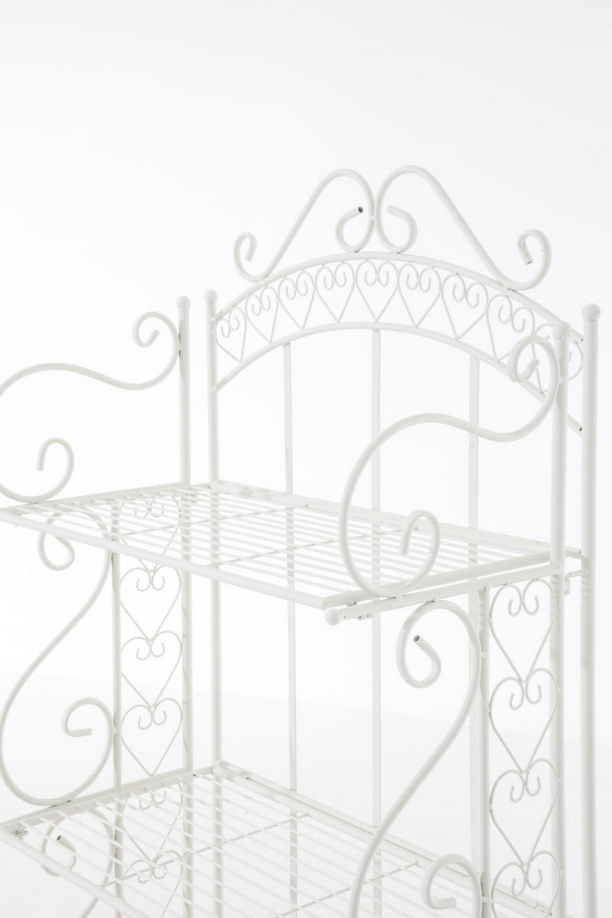 STANDREGAL Anton weiß - Weiß, Metall (61/153/33cm) - TPFGarden