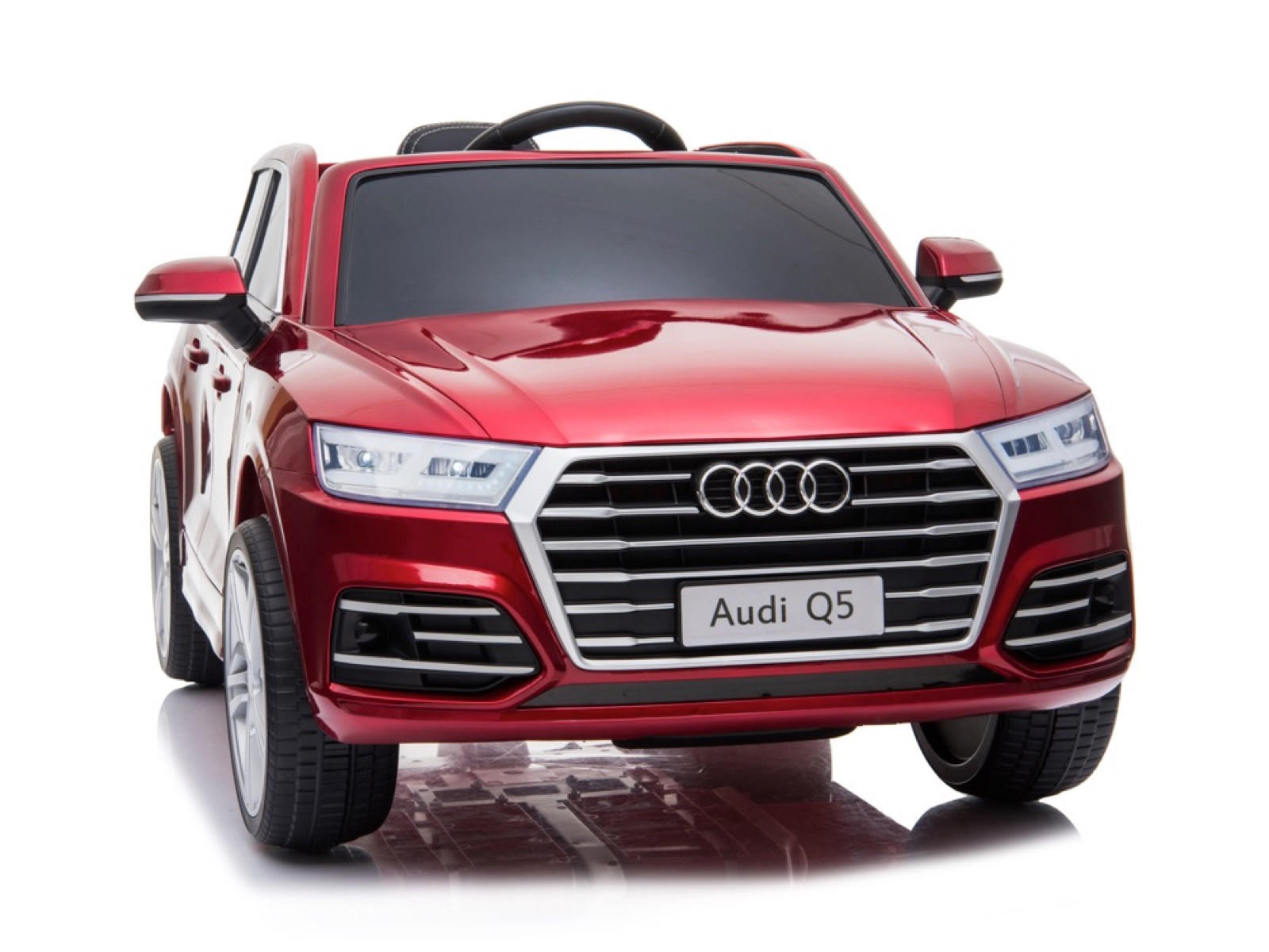 KINDER ELEKTROAUTO Audi Q5 Rot - Rot, Kunststoff (125/75/55cm) - TPFLiving