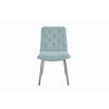 ESSZIMMERSTUHL NEW CHARME Hellblau Cord - Hellblau, Textil (52/87/66cm) - KAWOLA