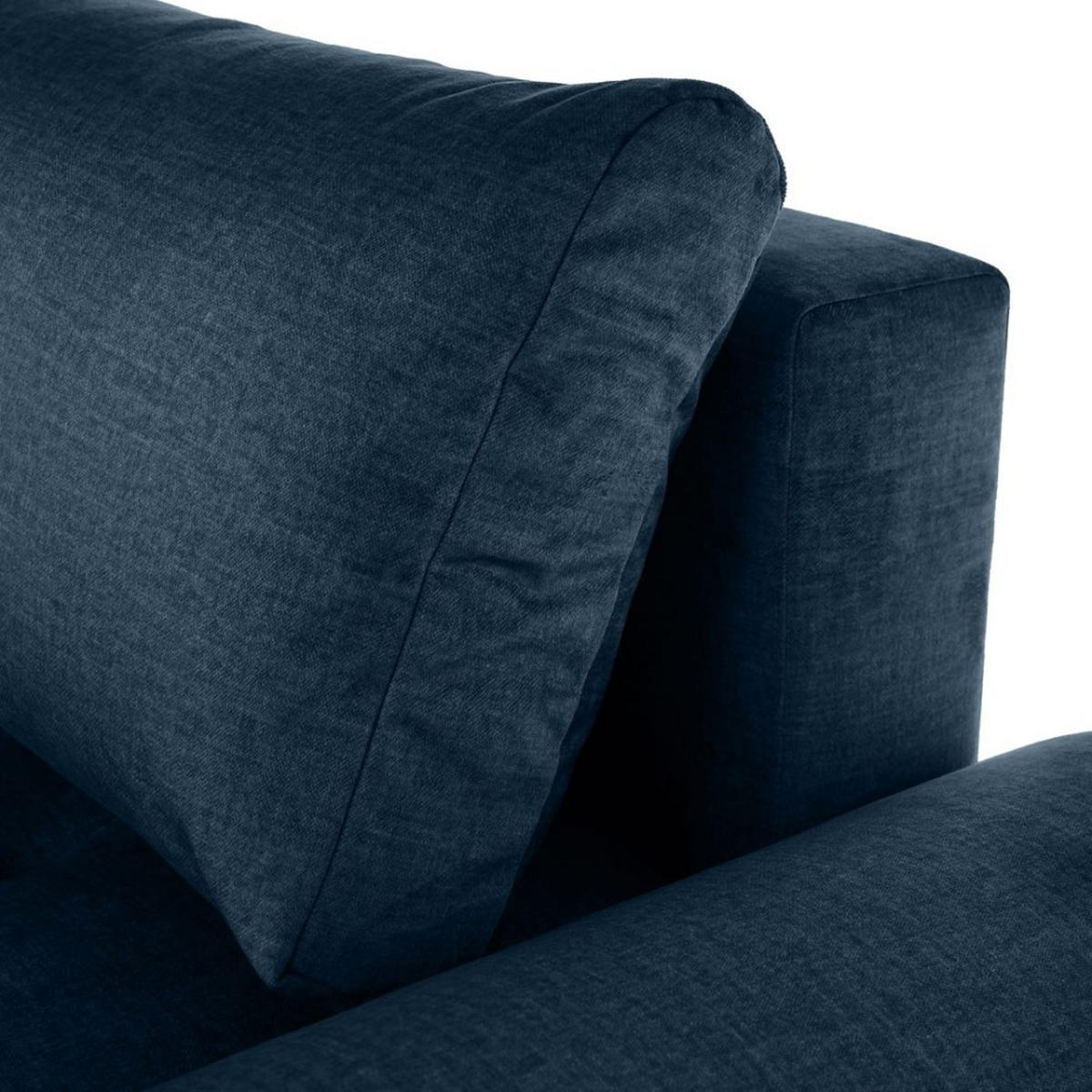 ECKSCHLAFSOFA Costa L Dunkelblau links - Schwarz/Dunkelblau, Kunststoff/Textil (290/169cm) - Beautysofa