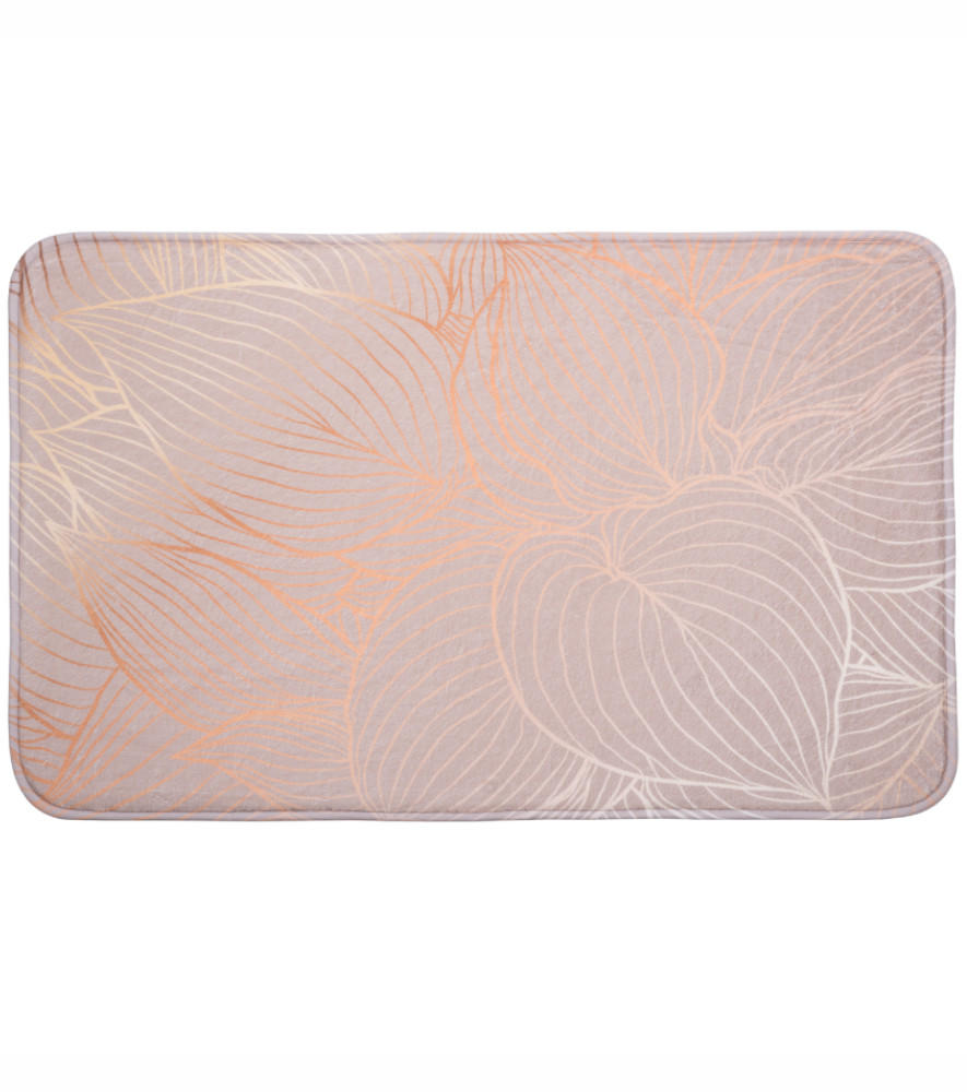 BADTEPPICH Hosta 70 x 110 cm - Beige, Textil (70/110cm) - Sanilo