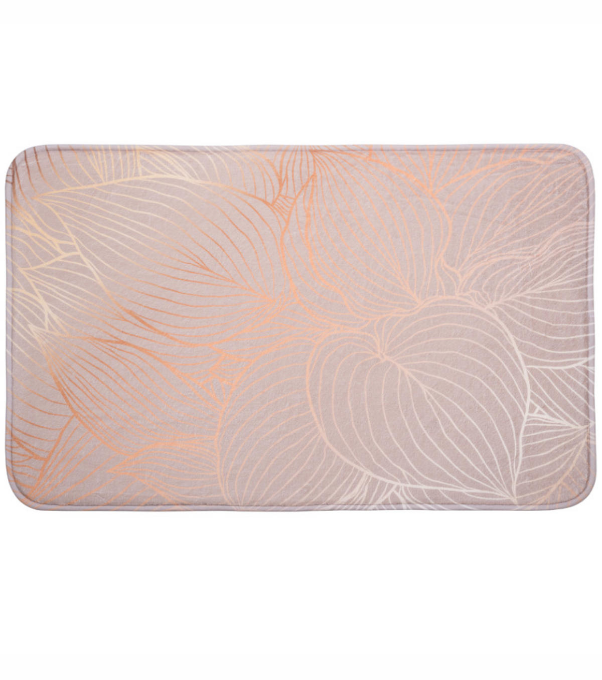 BADTEPPICH Hosta 70 x 110 cm - Beige, Textil (70/110cm) - Sanilo