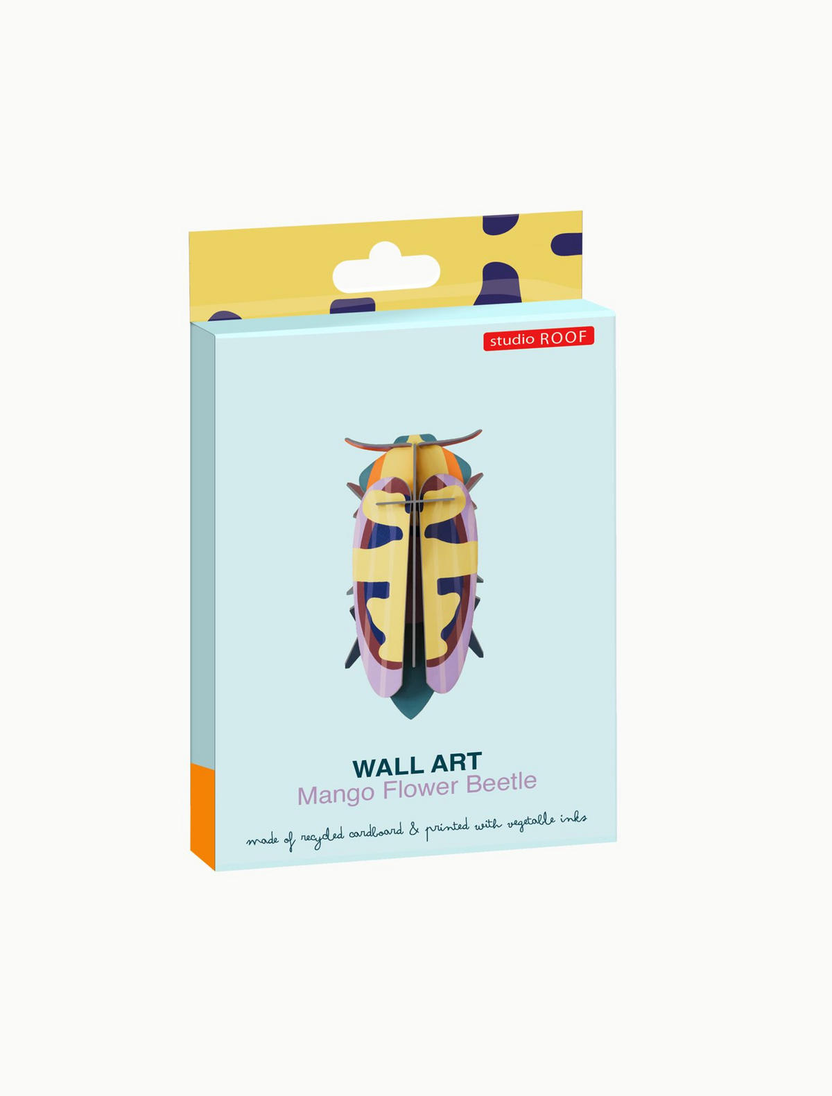 WANDDEKO Zitronenkäfer 6/6 cm - Multicolor, Wellpappe (6/6/12cm) - KUNSTLOFT