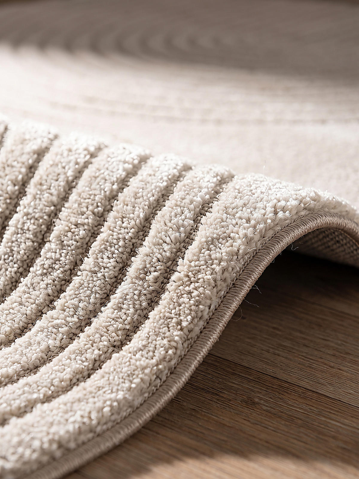 TEPPICHLÄUFER Geometrisch MUOTA Polypropylen Beige 80 x 150 cm - Beige, Textil (80/150cm) - KADIMA DESIGN