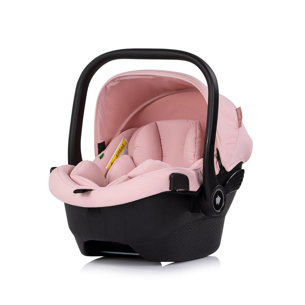 KOMBIKINDERWAGEN Pearl 3 in 1 rosa umbaubar Babyschale Wickeltasche Fußsack - Rosa, Metall (75/65/104cm) - Chipolino