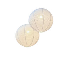 LAMPENSCHIRM Leinen 50/50/25cm - Weiß, Naturmaterialien (50/50/25cm) - Weltevree
