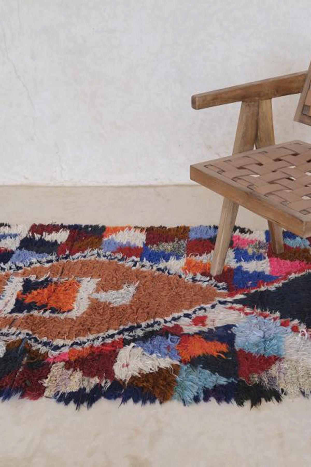 BERBERTEPPICH aus reiner Wolle 100x 218 cm - Multicolor, Naturmaterialien (100/218cm) - AFK Living