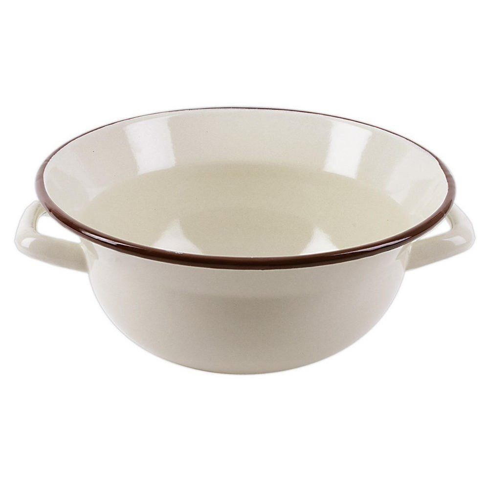 KÜCHENSCHÜSSEL BRAUN Beige Braun - Creme, Metall (30/26/11cm) - Orion 