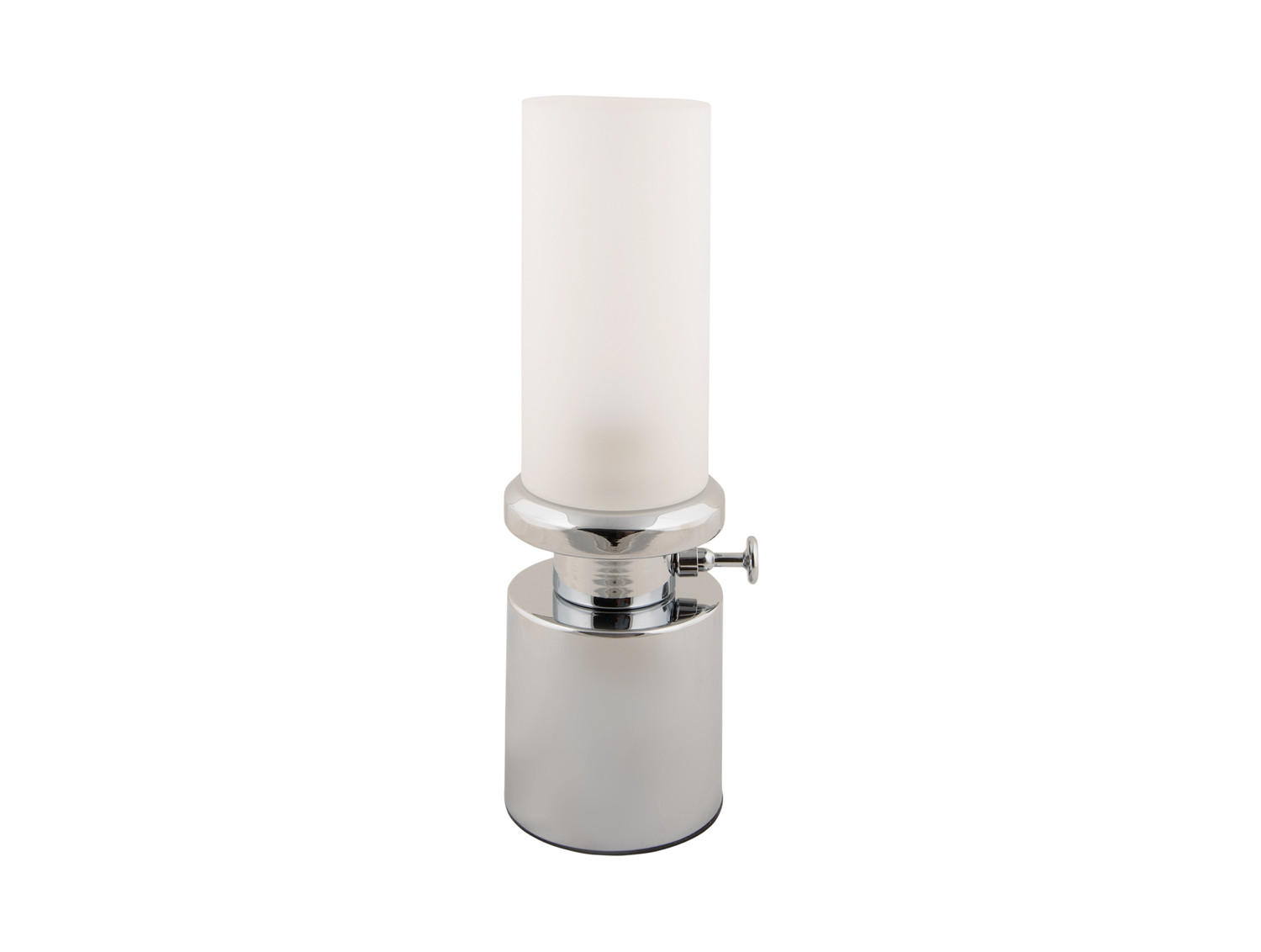 TISCHLAMPE Camp LED 7.8/7.8/29.5 cm - Silberfarben, Metall (7.8/7.8/29.5cm) - Leitmotiv