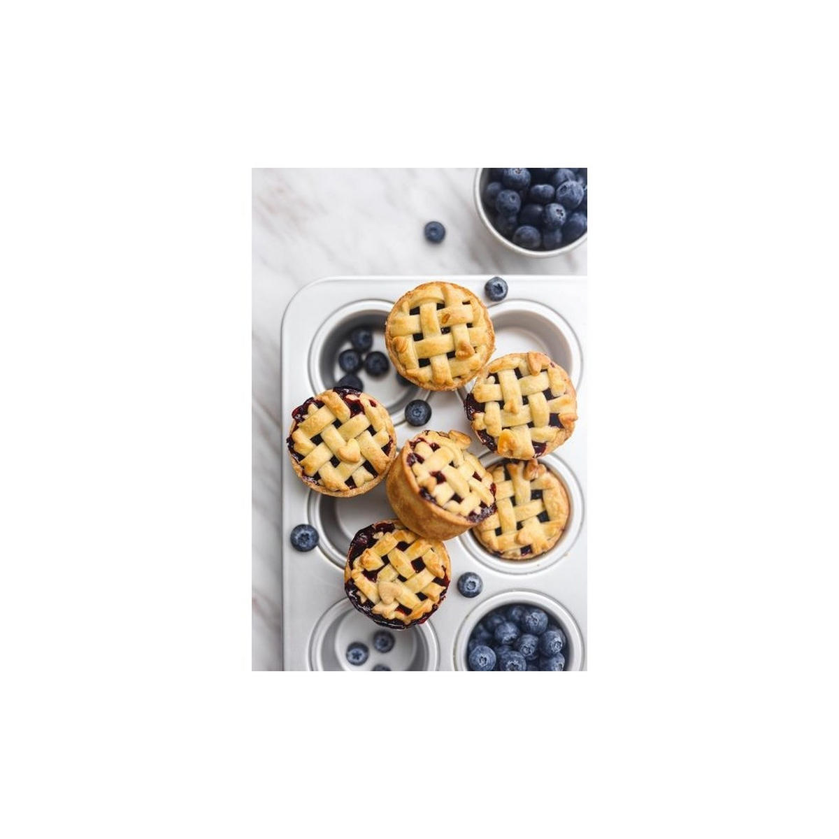 MUFFINFORM Silber 35/27/3 cm P08934 - Silberfarben, Metall (27/3/35cm) - Patisse 