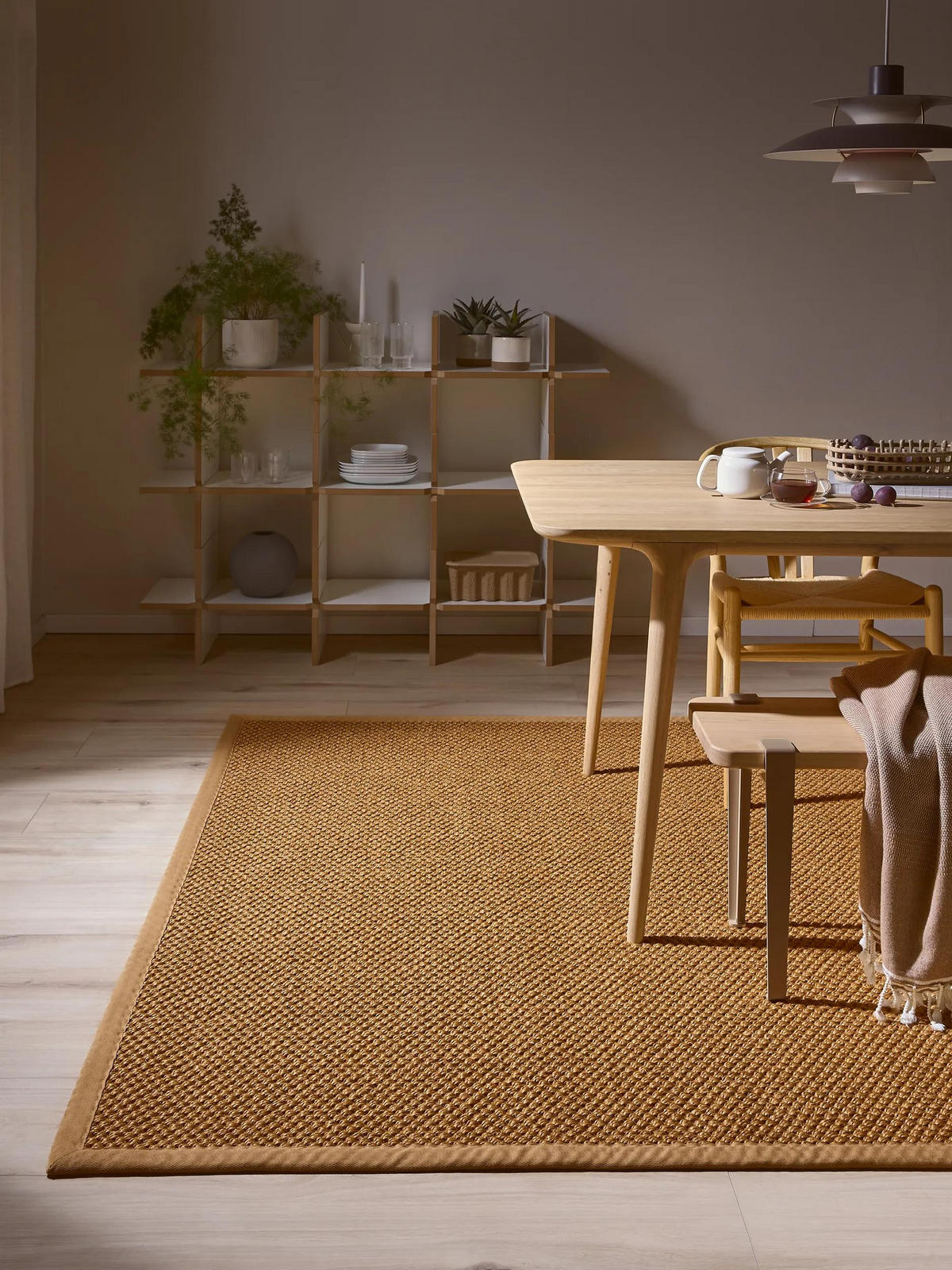 SISALTEPPICH Greta Beige 200x300 cm - Beige, Textil (200/300cm) - benuta Pure
