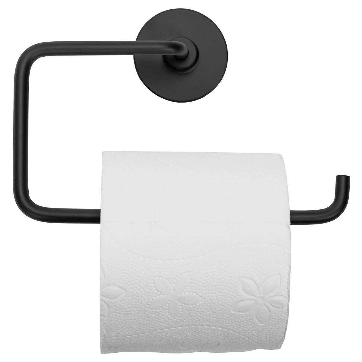 HALTER Für Toilettenpapier Rea Black 322204 Ner - Schwarz, Metall (18/13/5cm) - REA