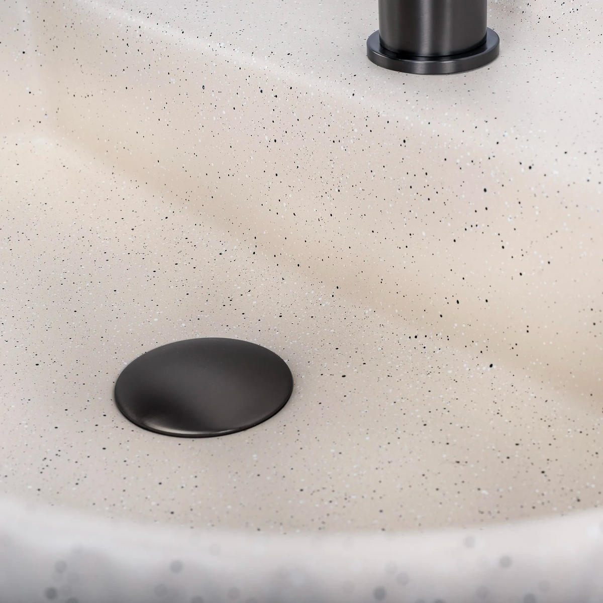 AUFSATZWASCHBECKEN Rea Marcela 50 Vanilla - Beige, Keramik (35.5/13.5/50cm) - REA