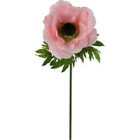 RIESENBLUME Anemone rosa - Rosa, Kunststoff (140cm) - FURNARO