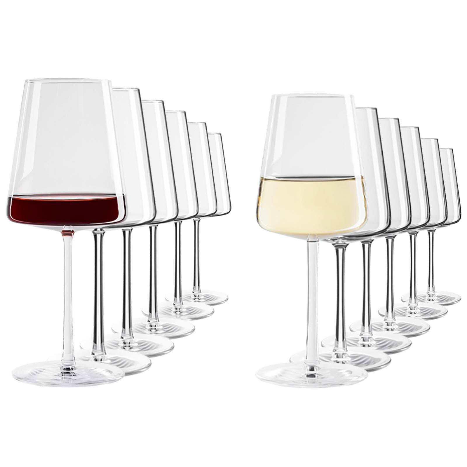 ROT- UND WEISSWEINGLÄSER Power transparent 520 ml + 400 ml 12er Set - Transparent, Glas - Stölzle Lausitz