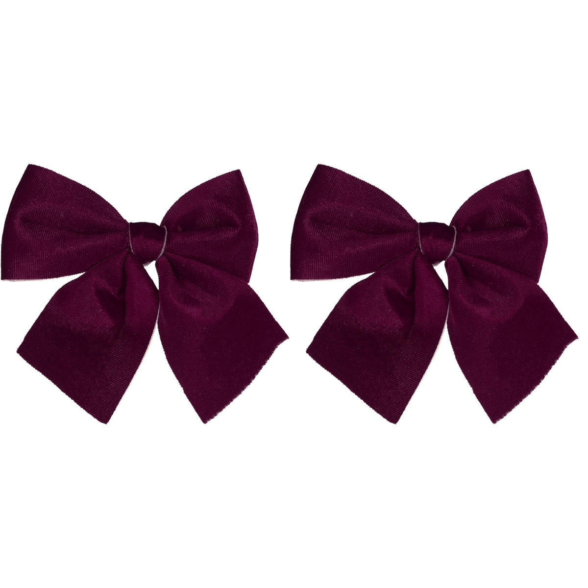 WEIHNACHTSSCHLEIFEN 2er-Set 13/13 cm - Weinrot, Textil (13/1/13cm) - Home Styling Collection