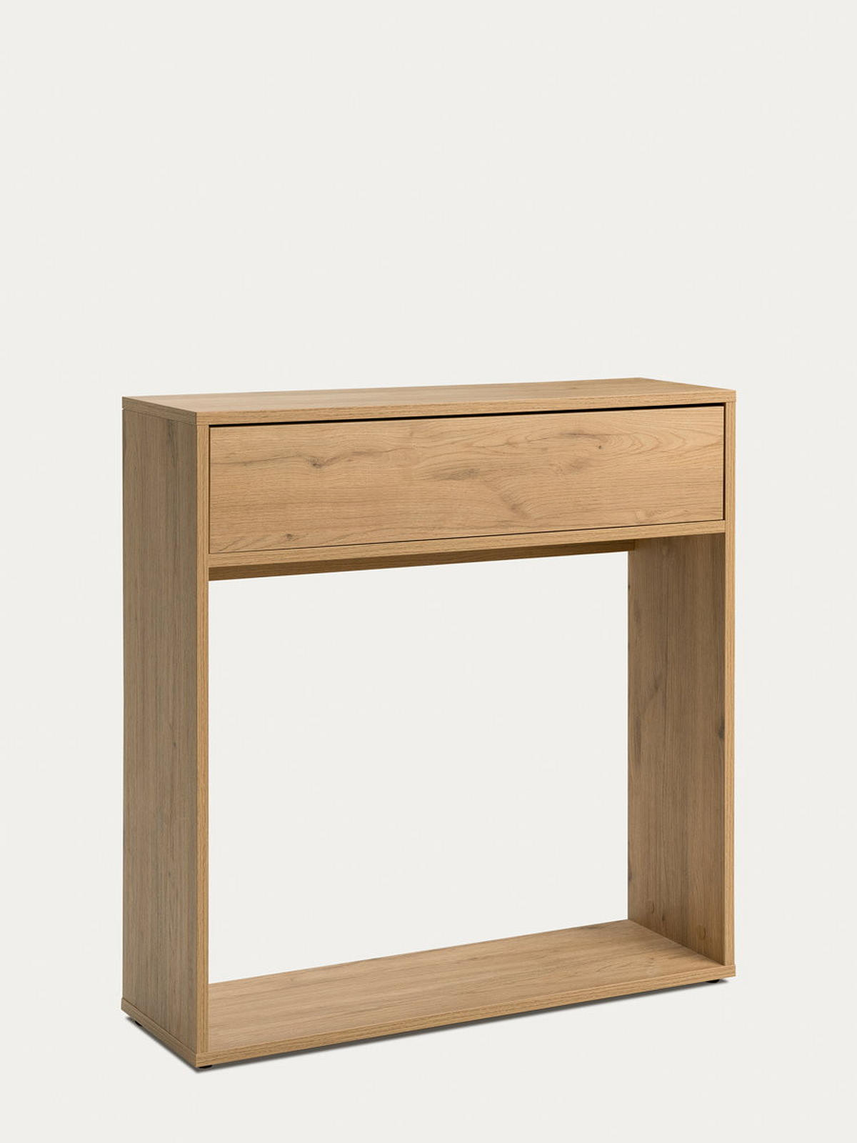 KONSOLE Hegas Natur 80 cm x 81 cm - Braun, Holzwerkstoff (80/81/25cm) - Kenay Home