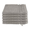 WASCHHANDSCHUHSET Milano - 5-teilig - 16 x 22 cm - Hellgrau - Hellgrau, Textil (16/22cm) - SCHIESSER