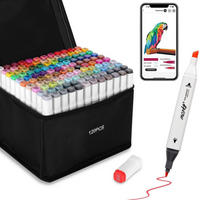 ALKOHOL Marker 120er Set mit App - Multicolor, Kunststoff (1/1/15.4cm)