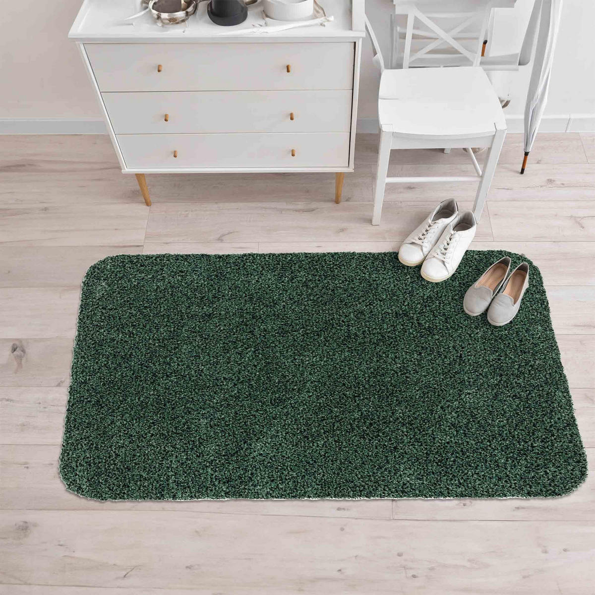 FUSSMATTE WASCHBAR ENTRA - Grün, Textil (90/150cm) - Astra