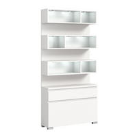 GARDEROBE Shoelove 27/95/192 cm - Weiß, Holzwerkstoff (95/192/27cm) - Xonox