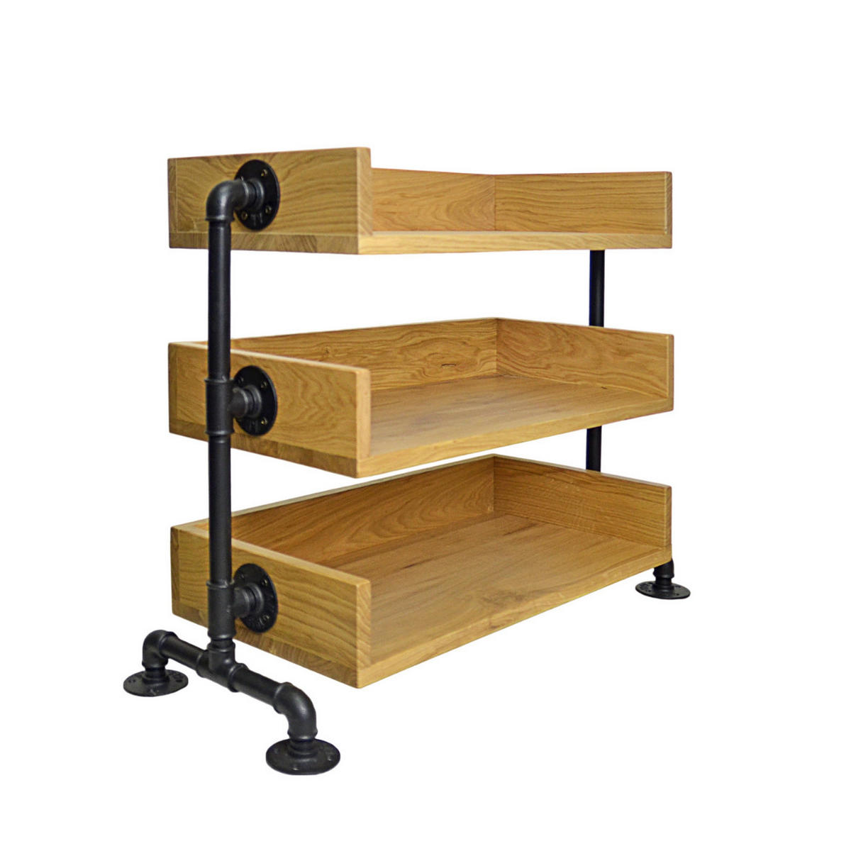 SCHUHREGAL für den Flur DENAR I - Eichefarben, Holz (85/60/35cm) - Rawood Furniture