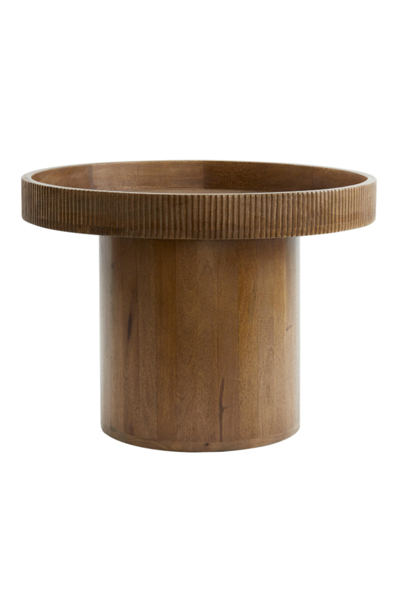 BEISTELLTISCH Kalomo Braun Ø60/44 cm - Braun, Holz (60/60/44cm) - Light & Living
