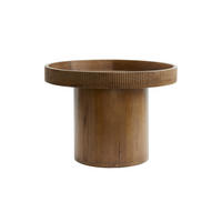 BEISTELLTISCH Kalomo Braun Ø60/44 cm - Braun, Holz (60/60/44cm) - Light & Living
