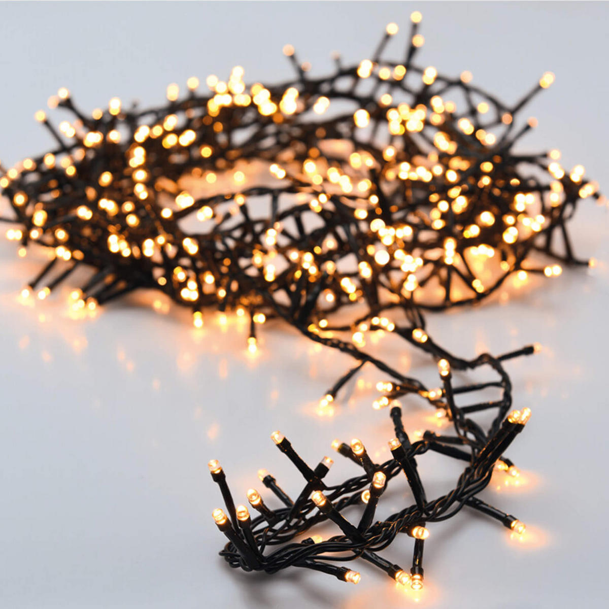 LICHTERKETTE Weiß 20/20/20 cm - Weiß, Kunststoff (20cm) - Mobili Rebecca