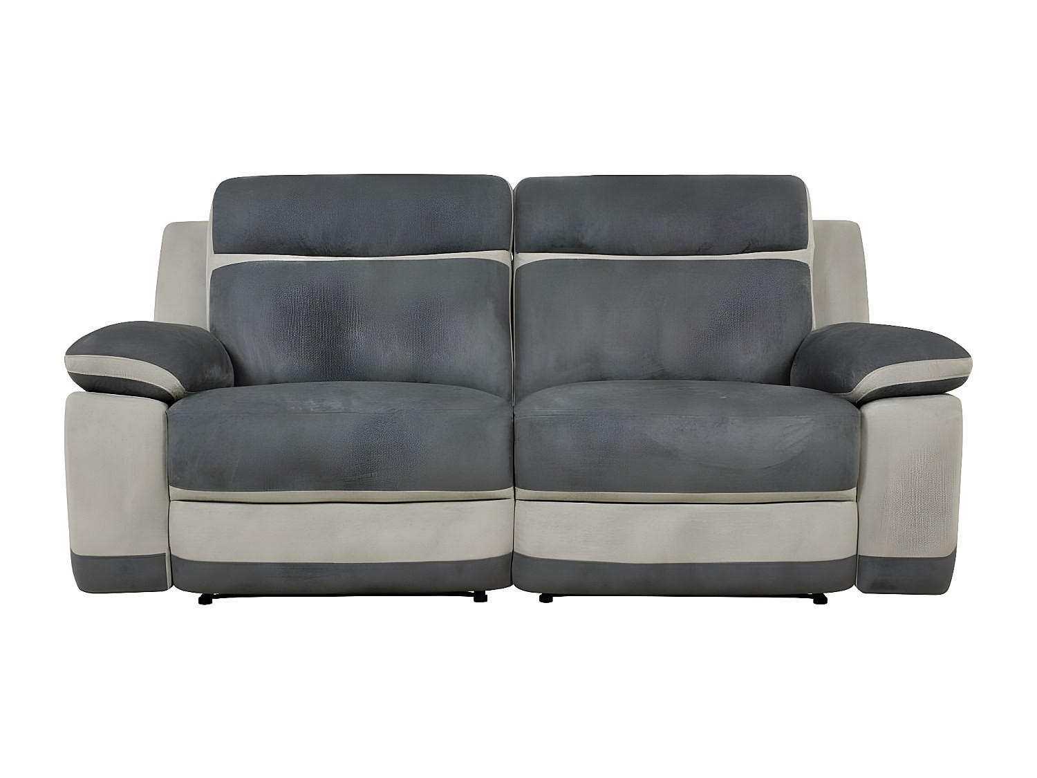 RELAXSOFA - 3 Personen - stoff - anthrazitgrau Talca - Anthrazit, Textil (199/98/96cm) - Vente-Unique