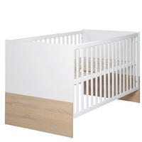 BABYBETT Gabriella 70 x 140 cm - Weiß, Holzwerkstoff (70/140cm) - Roba