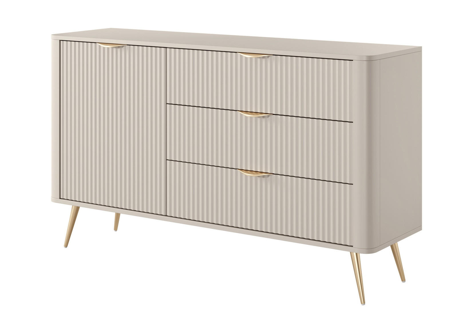 Emporius Kommode Beige 138x81x38 cm
