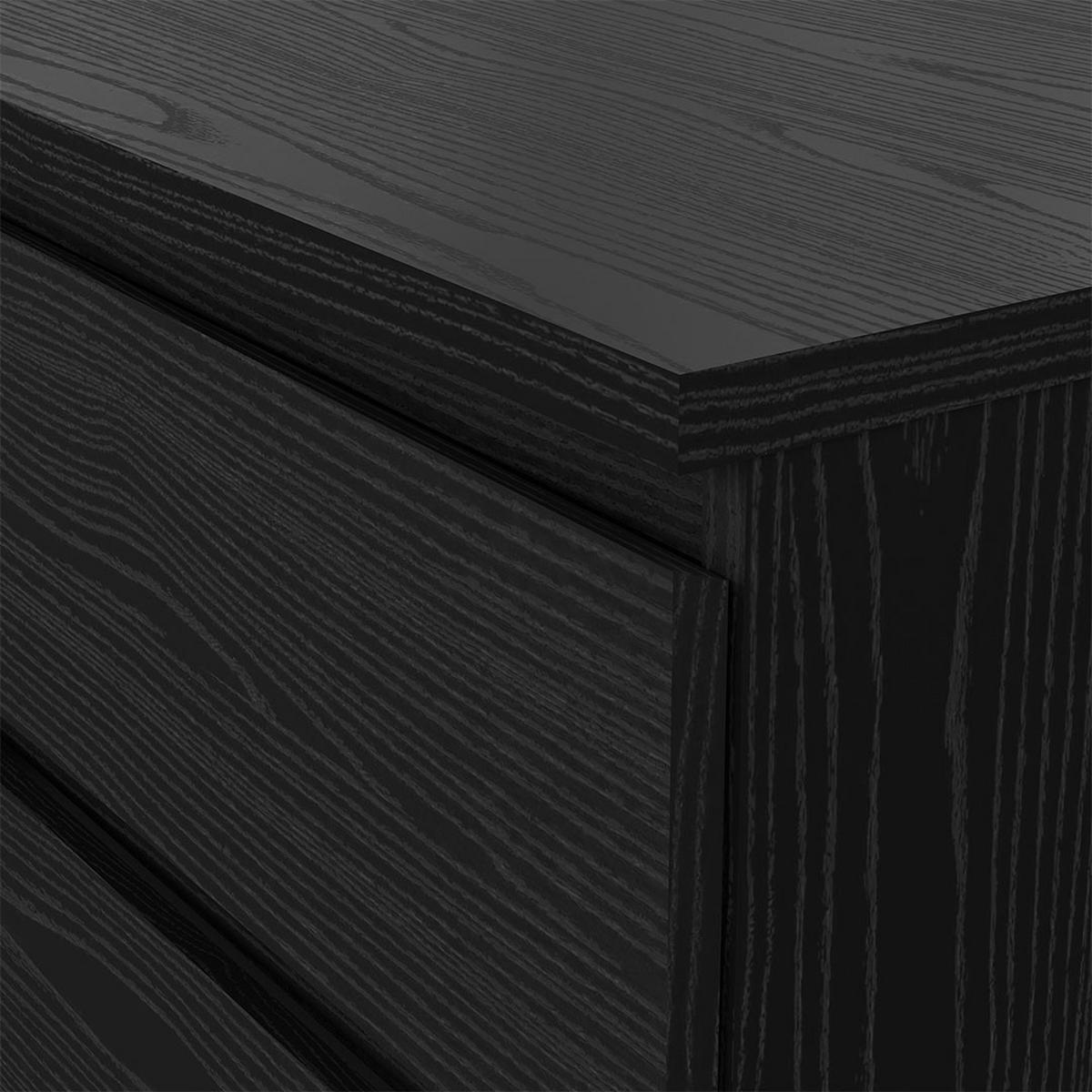 KOMMODE, Naia, Schwarz, Holzwerkstoff, 154 x 50 x 68 cm - Schwarz, Holzwerkstoff (154/68/50cm) - ebuy24