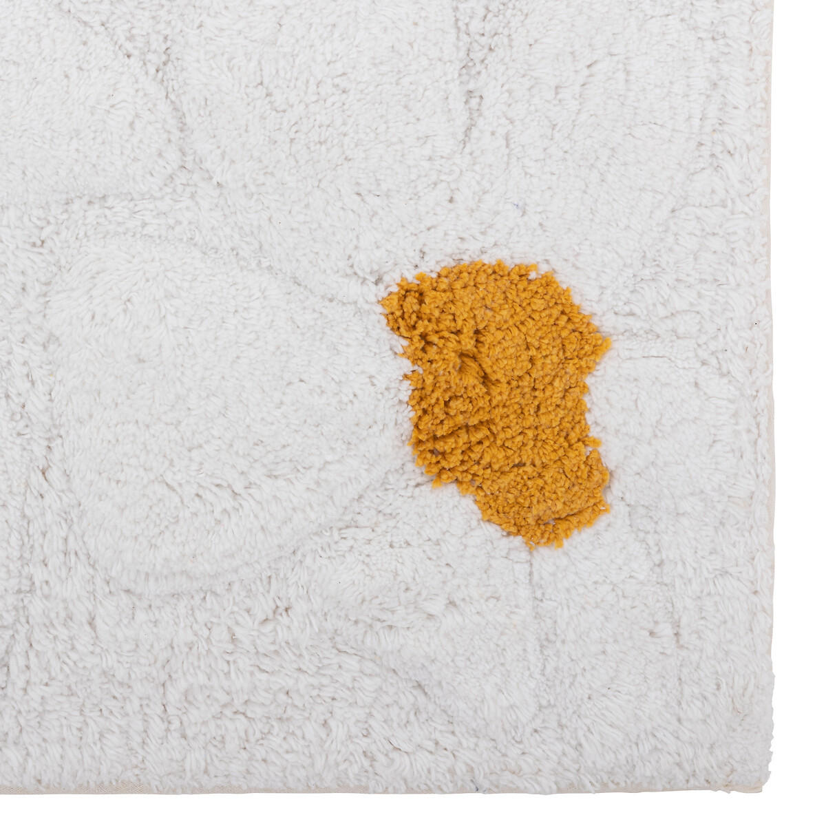 KINDERTEPPICH doppelt getuftet Daisy 90/60/14 cm - Weiß, Naturmaterialen (60/90cm) - Atmosphera Createur d´interieur